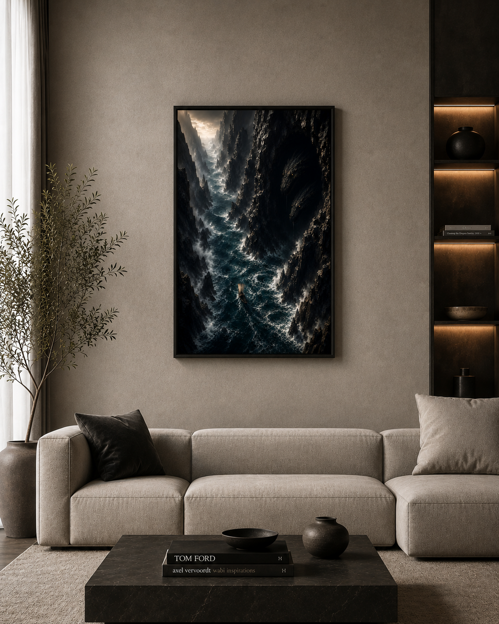 Scylla's Passage - Odyssey Wall Art